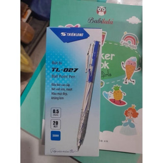 Hộp Bút Bi Thiên Long TL-027 0.5mm Mực Đậm
