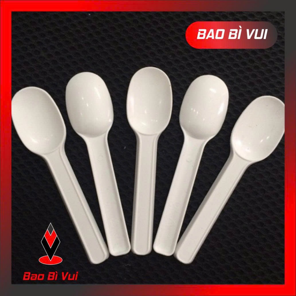 Muỗng sữa chua - Bịch 500 gr - BAO BÌ VUI