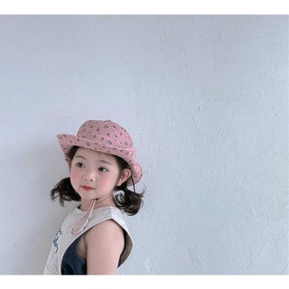 Phụ kiện trẻ em, Mũ vải che nắng cho bé 2 màu vòng đầu 50-52cm M058 | Tiểu Yến KID