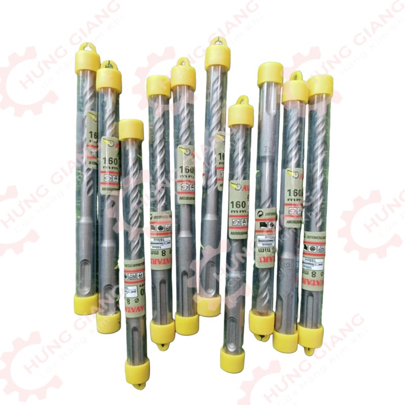 Mũi khoan bê tông AVATA 2cạnh 6,8,10,12,14,16