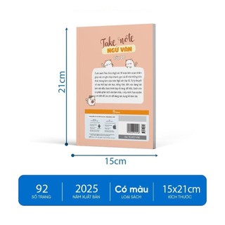 Sách - Take Note Ngữ Văn – Tổng hợp kiến thức, hiểu nhanh, nhớ lâu Lớp 10