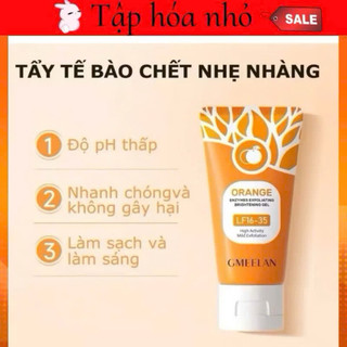 ORANGE gel Tẩy Tế Bào Chết 100g Làm sạch và Trắng Da Mặt