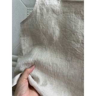 [JUNE LINEN] A30- Áo croptop cổ vuông sát nách Linen tưng premium.