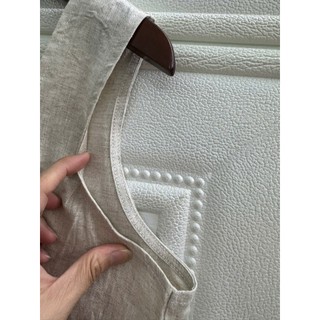 [JUNE LINEN] A30- Áo croptop cổ vuông sát nách Linen tưng premium.