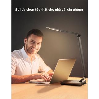 Đèn bàn LED Taotronics TT-DL050, Thân Kim Loại, 12W, Sạc không dây, Đèn học chống cận, Đèn làm việc