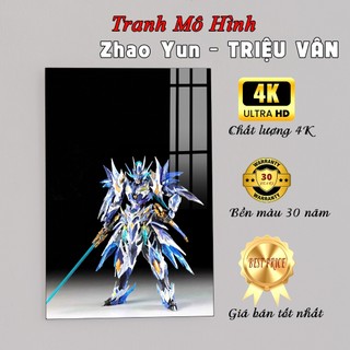 Tranh mô hình GUNDAM  MNP-XH05 ZHAO YUN - TRIỆU VÂN treo tường tràn viền, in theo yêu cầu đủ mọi kích cỡ
