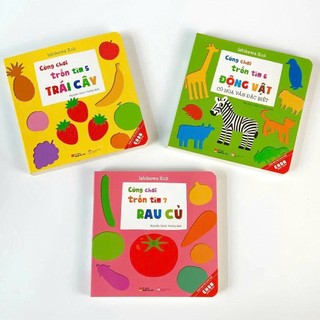 Sách - Cùng Chơi Trốn Tìm - Tập 3: Đồ Chơi- Ehon Tương Tác Bìa Cứng cho bé 0-6 tuổi