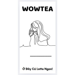Sét 100 Tem giấy dán ly cafe, nước ép, trà sữa mẫu hot kích thước 10x5cm phù hợp ly, chai từ 700ml