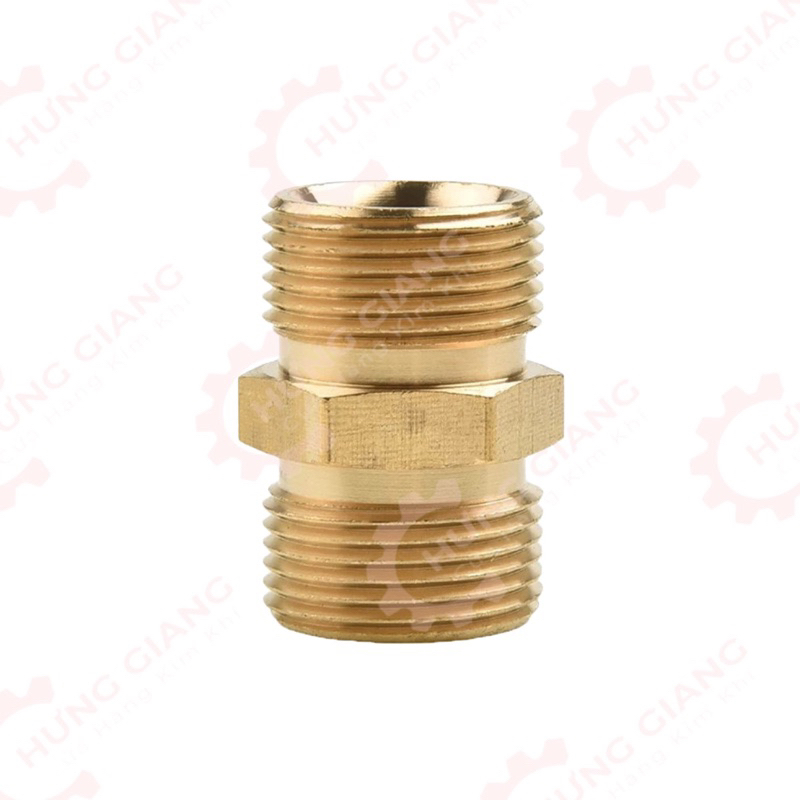 Đầu Nối Dây Ống Nước Máy Rửa Xe Ren 22mm ( đầu ren)