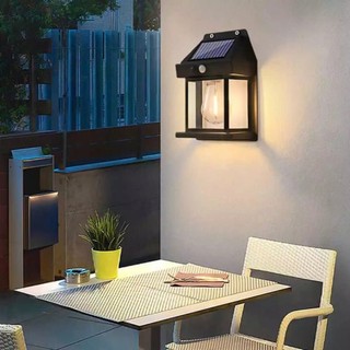 Bộ 2 Đèn Trang Trí Cổng Năng Lượng Mặt Trời – Gắn Cột, Gắn Tường Tự Động Bật Tắt Loại Tốt