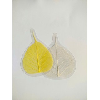 [SL 02] 02 Lá bồ đề ép viết chữ thư pháp, vẽ trang trí