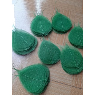 set 10 Xương lá bồ đề các màu sắc xanh lá, đỏ, xanh dương, vàng, trắng