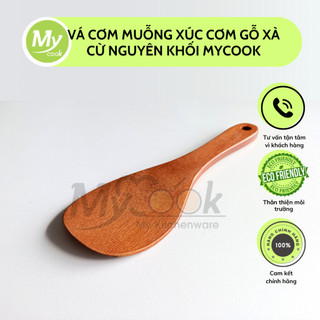 Vá gỗ múc cơm, xới cơm bằng gỗ MYCOOK