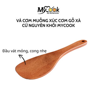 Vá gỗ múc cơm, xới cơm bằng gỗ MYCOOK