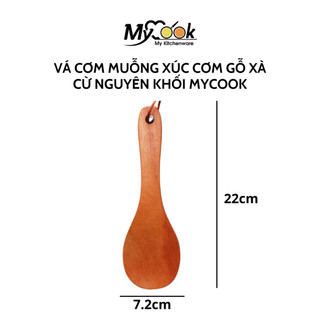 Vá gỗ múc cơm, xới cơm bằng gỗ MYCOOK