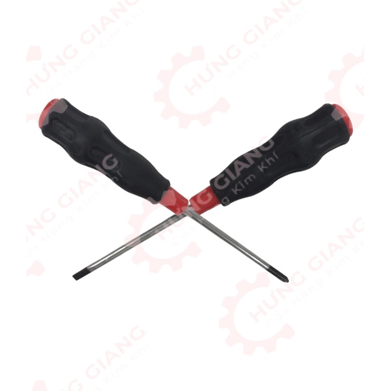 Tô Vít 1 Đầu Có Nam Châm, Tô Vít Sọc Thân 4*100mm (+) (-)