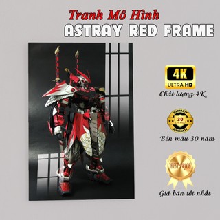 Tranh mô hình GUNDAM ASTRAY RED FRAME treo tường tràn viền, in theo yêu cầu đủ mọi kích cỡ