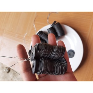 combo 5 Đồng xu màu đen kích tài vận