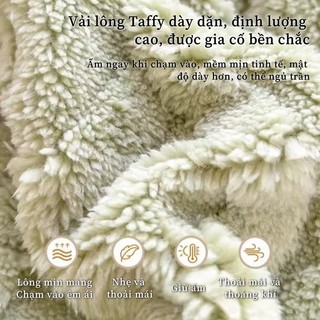 Ga Chun Nỉ Nhung CoCo KHÔNG KÈM VỎ GỐI , Ga Nỉ Thích Hợp Dùng Mùa Đông Ấm áp Giữ Nhiệt Tốt
