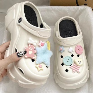 Dép sục nữ đế cao 7 cm kèm 13 charm Ngôi sao cá tính năng động Mita CS-107