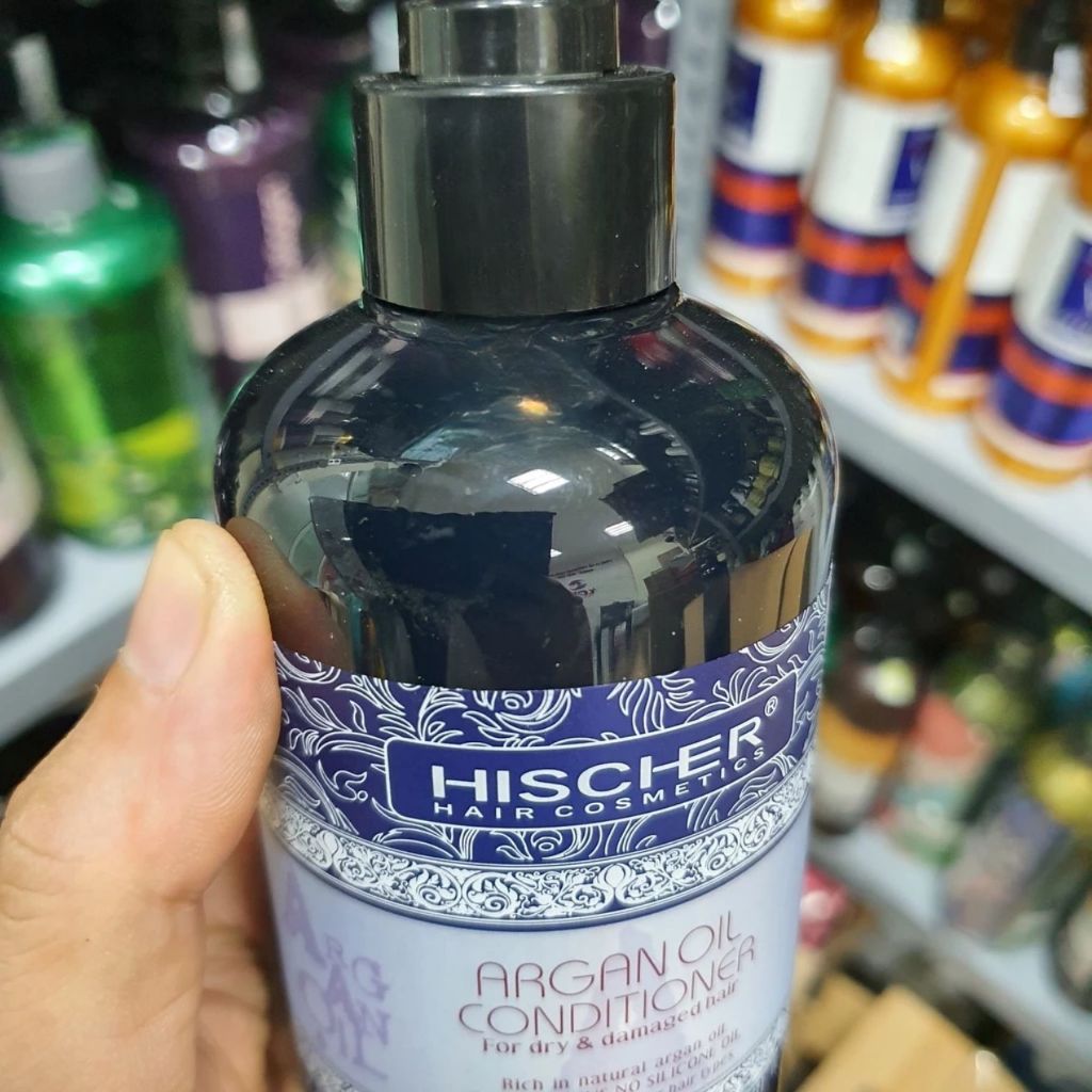 Combo Dầu Gội Xả HISCHER Collagen 500ml - 1000ml | Dưỡng Ẩm Tóc Khô Xơ, Mềm Mượt Chuẩn Salon