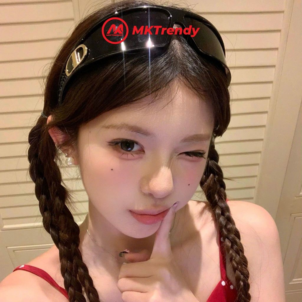 Kính râm cài tóc MKTRENDY kính mát 2 trong 1 băng đô cài đầu thời trang phong cách nam nữ T10