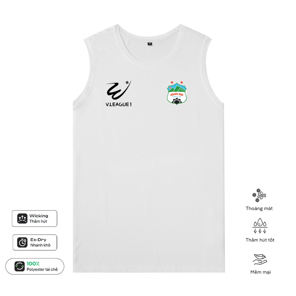 Áo Tanktop CLB Bóng Đá Việt Nam SlimFit Ôm Body Tập Gym Thể Thao Thun Lỗ Kim Ba Lỗ 4 Chiều