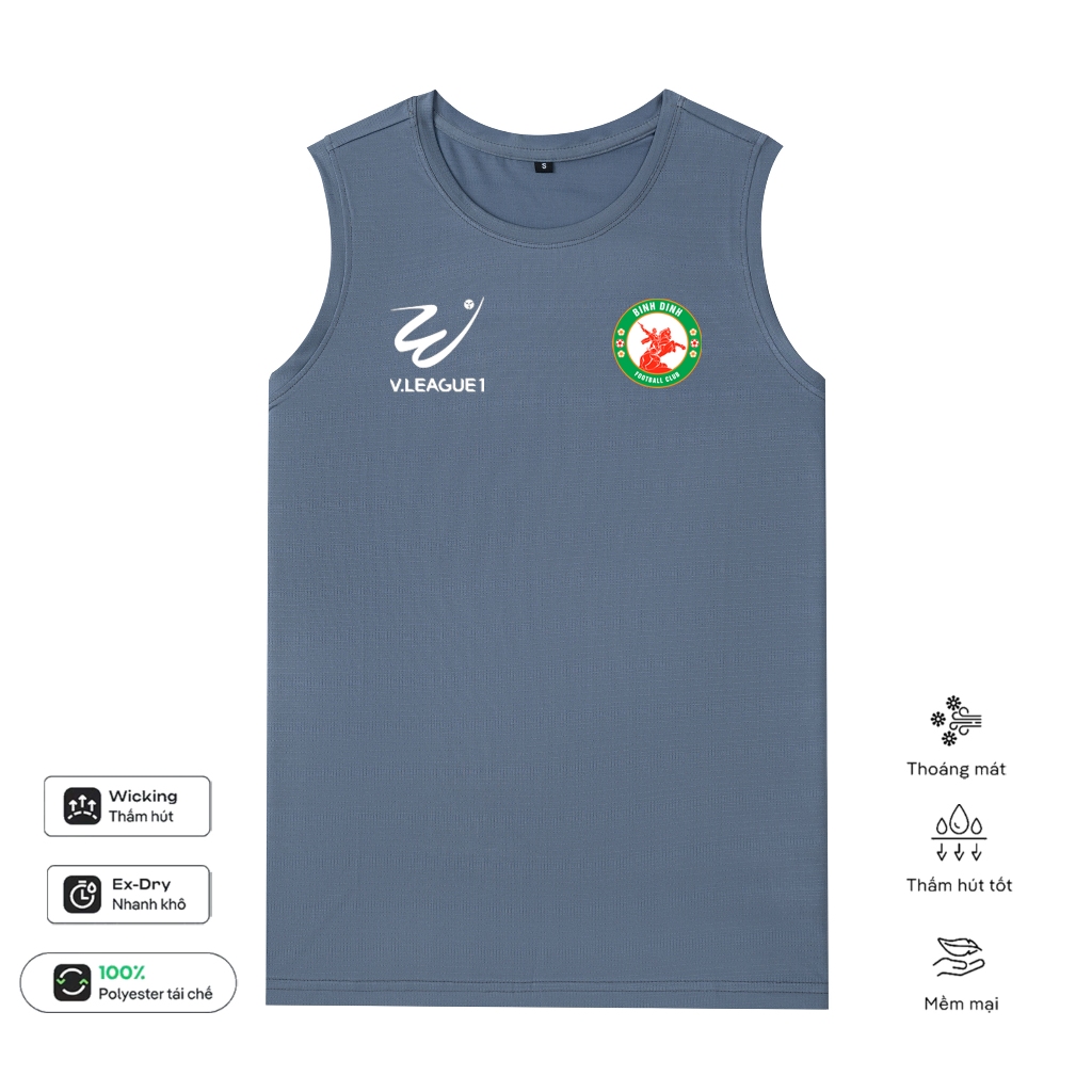 Áo Tanktop CLB Bóng Đá Việt Nam SlimFit Ôm Body Tập Gym Thể Thao Thun Lỗ Kim Ba Lỗ 4 Chiều