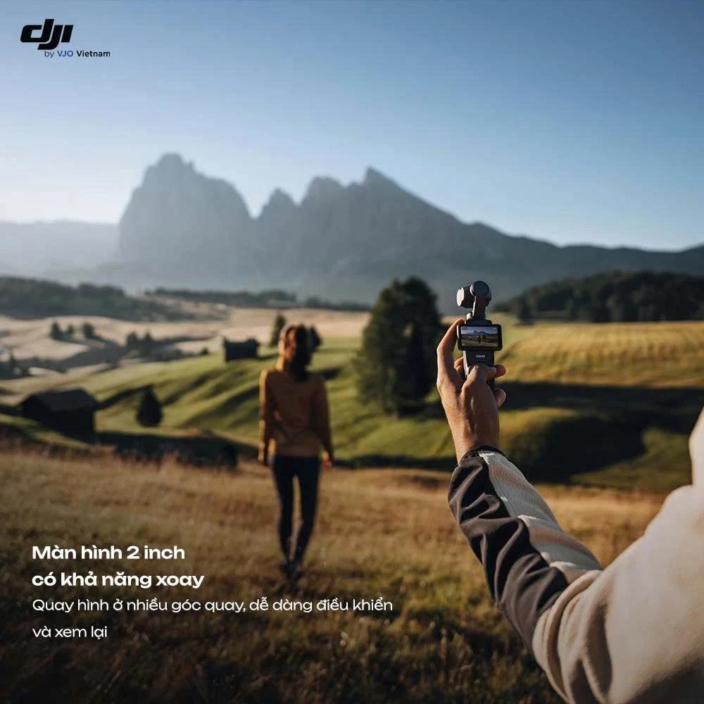 Camera hành động DJI Osmo Pocket 3 - Cầm tay bỏ túi nhỏ gọn, quay video vlog sắc nét 4K 120fps