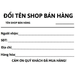 50 Tem lớn dán thùng hàng to, dán thùng xốp, hàng đi chành xe, có sẵn keo dán kích thước 15x21cm