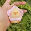 Móc khoá voi, vịt, heo, gấu trúc đội vòng hoa bằng len handmade (ảnh thật shop chụp)