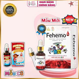 ✅[Chính hãng] Sắt nhỏ giọt FEHEMO PRO bổ sung sắt, vitamin thiết yếu cho mẹ và trẻ nhỏ