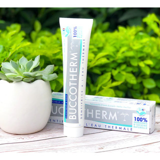 Kem đánh răng hữu cơ trắng răng vị bạc hà Buccotherm Toothpaste for white teeth 75ml