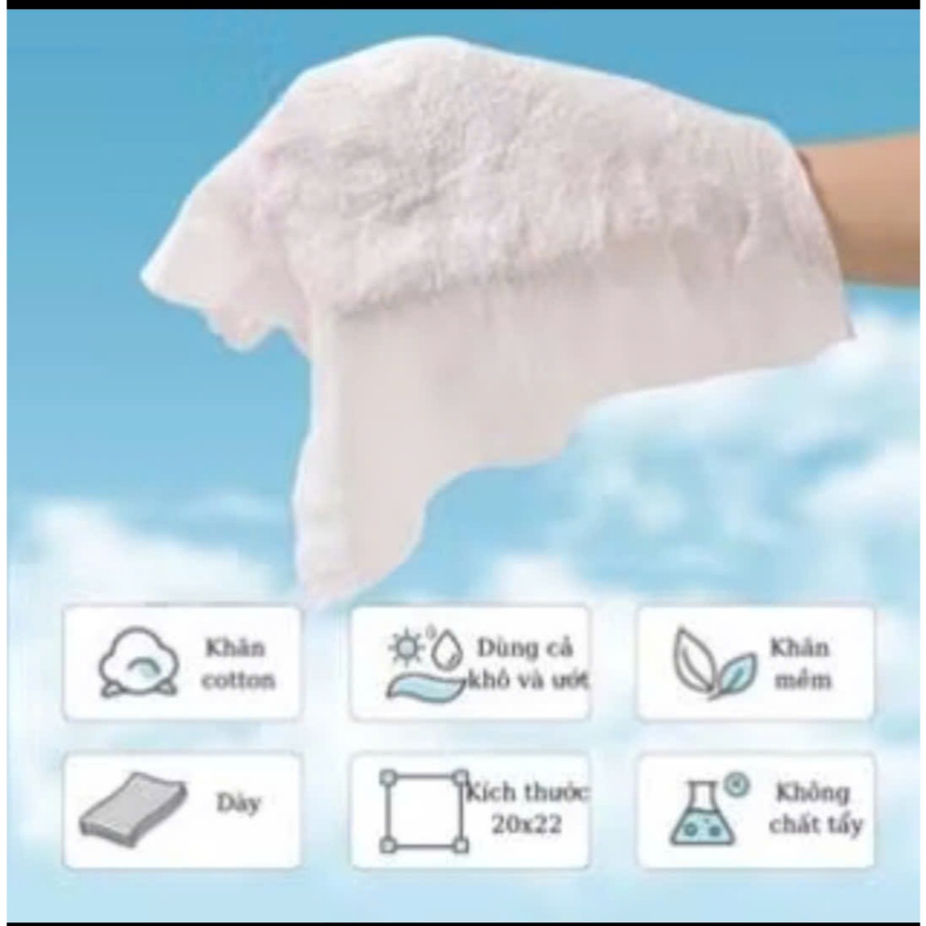 Khăn giấy nén du lịch, khăn nén rửa mặt cotton MINAIER cao cấp thiết kế hình viên kẹo chữ nhật đa năng tiện lợi 1 Gói 20