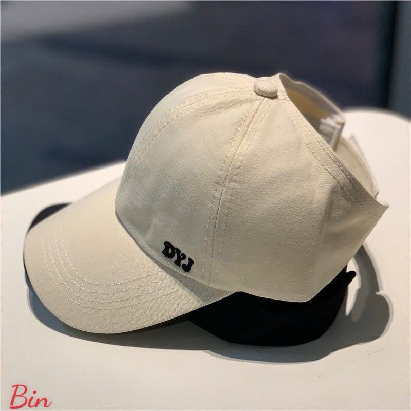 mũ lưỡi chai nửa đầu dyj ê màu siêu xinh cho chị em