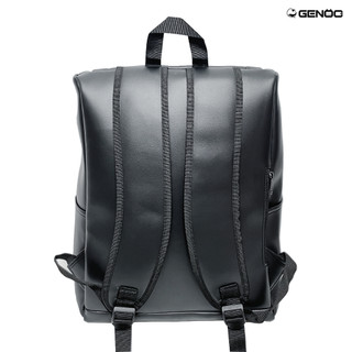 Balo Da Unisex Cao Cấp Chống Nước – Đựng Laptop 15.6 Inch – Thiết Kế Nắp Gập Hiện Đại – Phong Cách Basic Nam Nữ