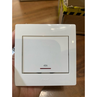 WGML2D1N-Công Tắc Cho Máy Nước Nóng Lạnh  2 Cực 20A- Hiệu Hager- hàng chính hãng