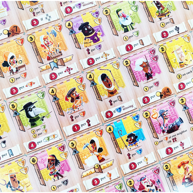 [Luật Việt] Boardgame Castle Combo Trò chơi xây dựng bài có bản Việt Hoá