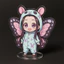 Mô hình Standee Nhân Vật Anime 12cm Pyjama - Chất liệu mica- Trang trí để bàn góc học tập