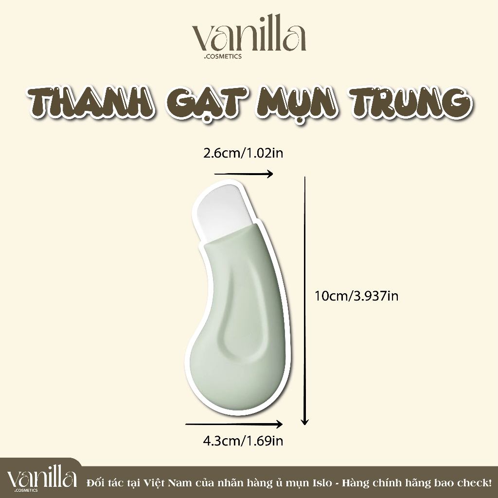 (Mua 1 Tặng 1) Thanh đẩy mụn cám mụn đầu đen chuyên dụng VANILLA COSMETICS
