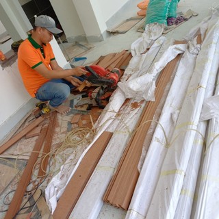 Tấm ốp 1 sóng nhựa composite ngoài trời (Tấm dài 2m9 cắt đôi 1m45)
