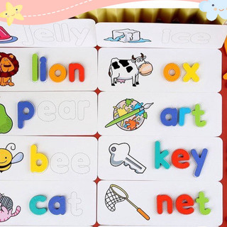 [Kho sỉ] Đồ chơi ghép chữ, thông minh, an toàn, giá rẻ, bằng gỗ cho trẻ Happykids Shop