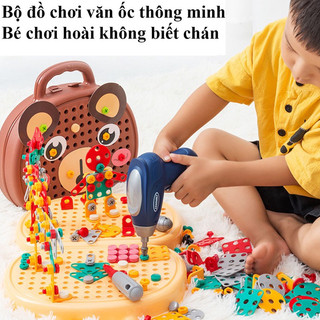 [Kho sỉ] Bộ đồ chơi valy kỹ thuật có máy khoan Happykids Shop