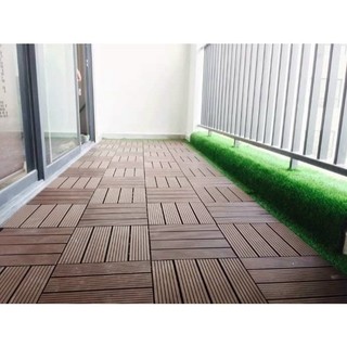Vỉ Sàn Gỗ Nhựa Composite Lót Sàn Ban Công Kích Thước: 30cm*30cm dày 2.2cm.