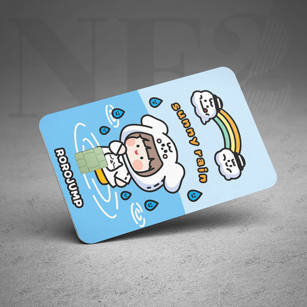 Miếng Dán Trang Trí ROROJUMP - Decal Thẻ ATM (Thẻ Chung Cư, Thẻ Xe, Debit, Credit) NF2