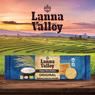 Bánh Gạo Hữu Cơ Lanna Valley Organic Rice Cracker 100g