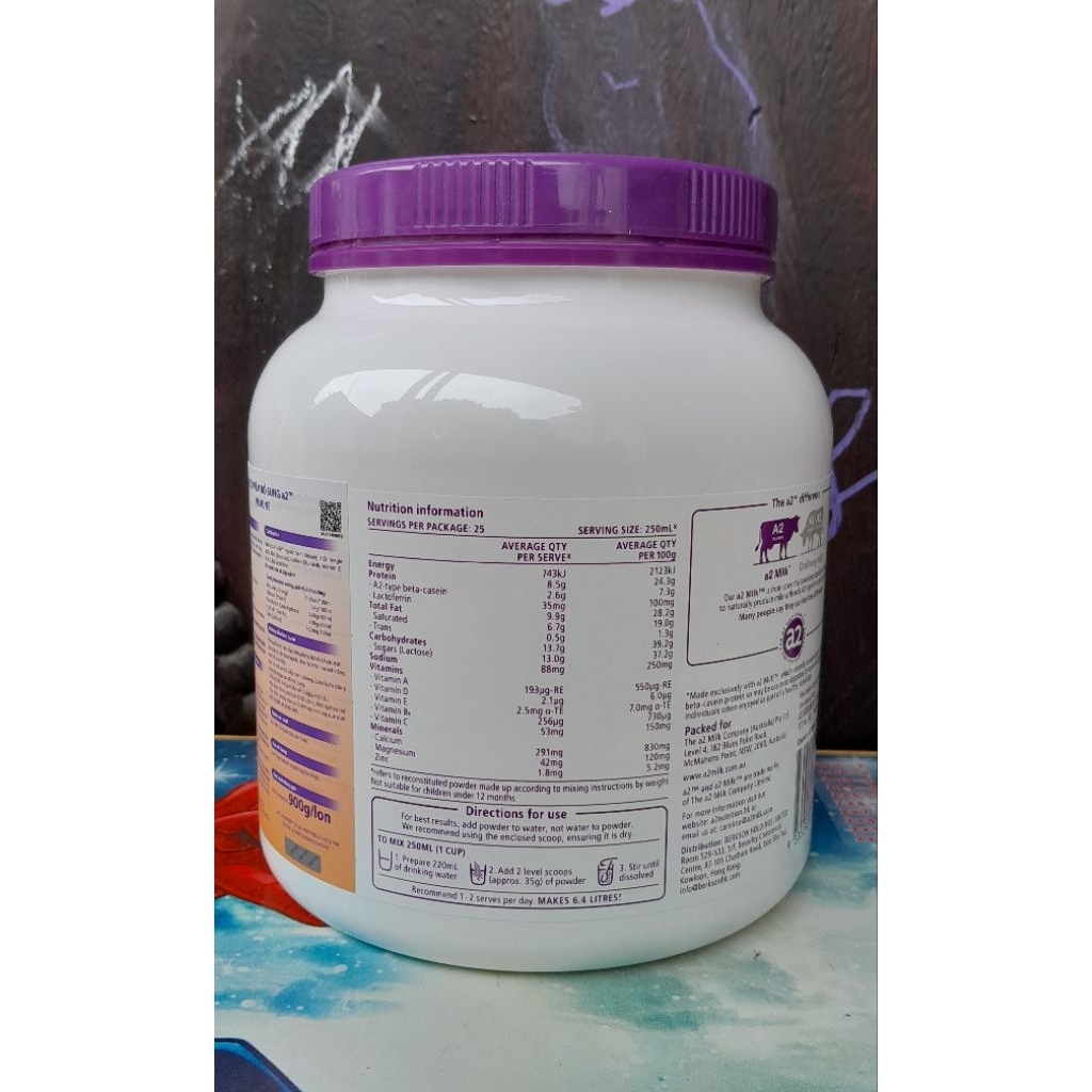 [HÀNG NHẬP KHẨU]  SỮA A2 IMMUNE TĂNG CƯỜNG ĐỀ KHÁNG CHO BÉ, LON 900gr
