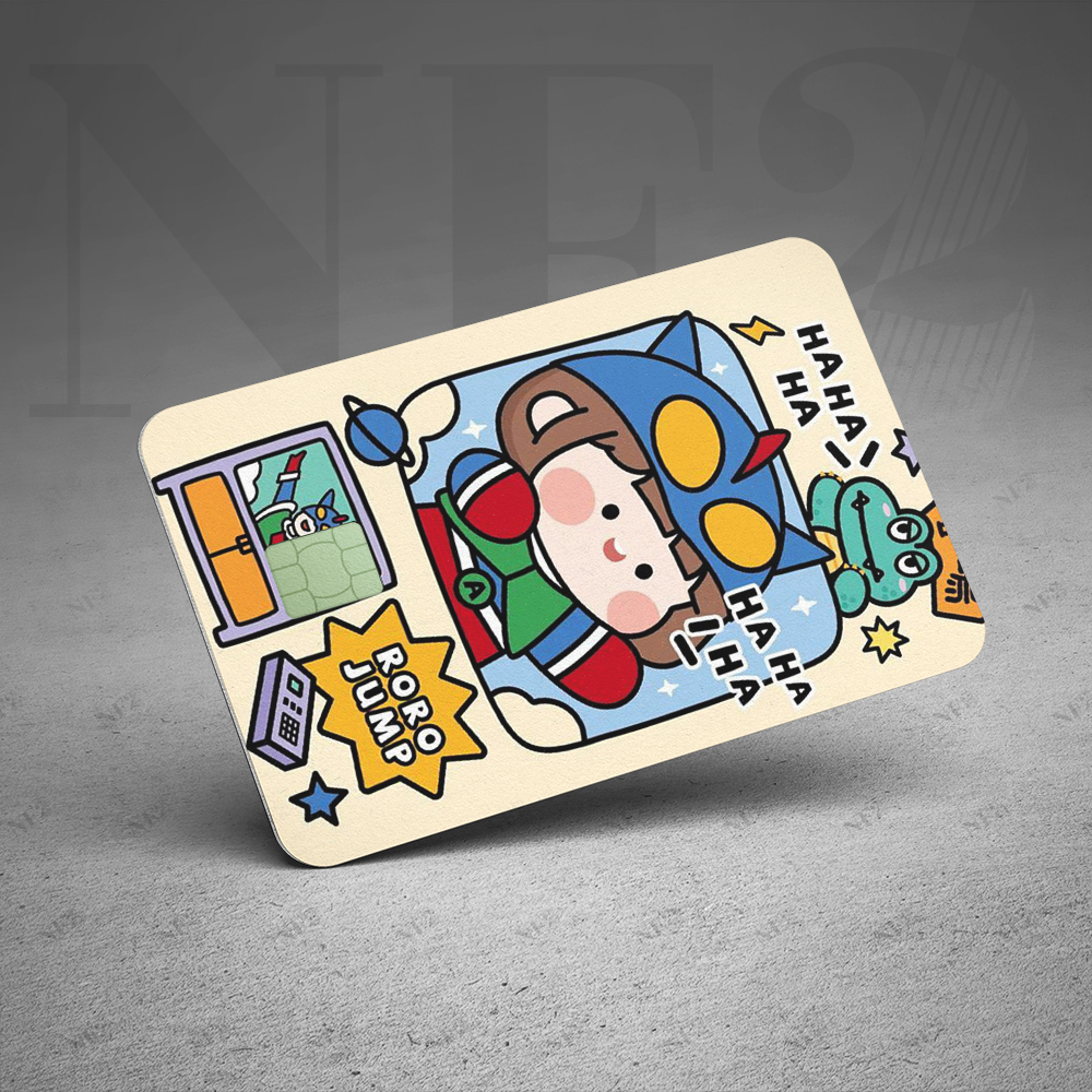 Miếng Dán Trang Trí ROROJUMP - Decal Thẻ ATM (Thẻ Chung Cư, Thẻ Xe, Debit, Credit) NF2