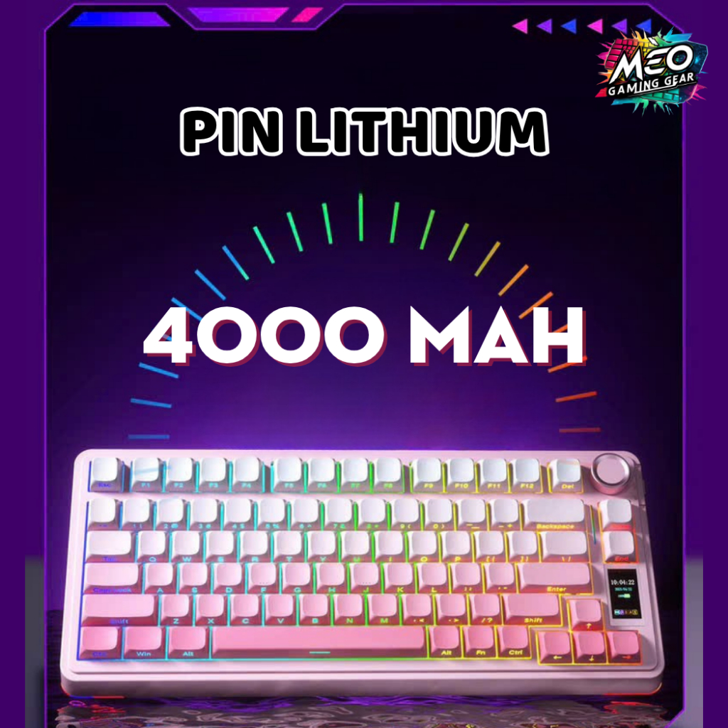 [ CHÍNH HÃNG ] Bàn Phím Cơ Không Dây Aula S75 Pro - 3 Mode - Màn TFT - LED RGB + LED VIỀN RGB | BigBuy360 - bigbuy360.vn
