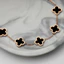 Vòng tay nữ IMOON Five Four Leaf Clovers Bracelet Silver , lắc tay cỏ 4 lá IMOON009